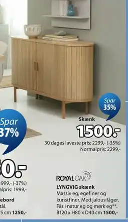JYSK LYNGVIG skænk tilbud