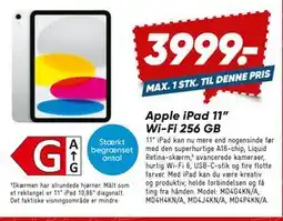 Bilka Apple iPad 11” Wi-Fi 256 GB tilbud