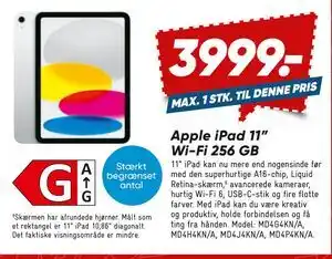 Apple iPad 11” Wi-Fi 256 GB