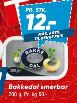 Bilka Bakkedal smørbar tilbud