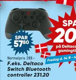 Bilka Deltaco Switch Bluetooth controller tilbud