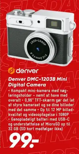Bilka Denver DMC-1203B Mini Digital Camera tilbud