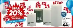 Bilka Windsor og Julius LED lys tilbud