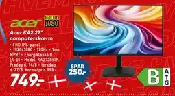 Bilka Acer KA2 27” computerskærm tilbud