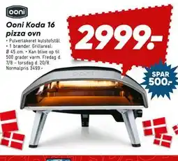 Bilka Ooni Koda 16 pizza ovn tilbud