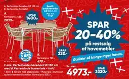 Bilka Kerteminde havebord Ø 130 cm tilbud