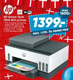 Bilka HP Smart Tank 7305 AIO printer tilbud