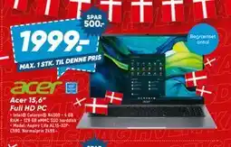 Bilka Acer 15,6” Full HD PC tilbud
