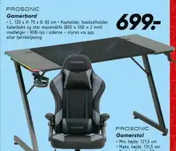 Bilka PROSONIC Gamerbord tilbud
