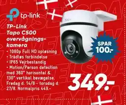 Bilka TP-Link Tapo C500 overvågningskamera tilbud