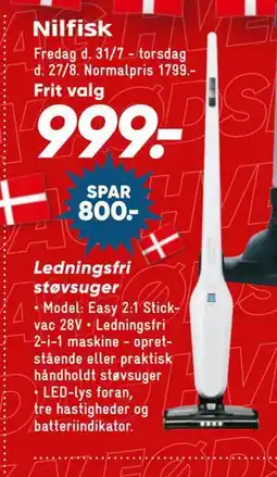 Bilka Ledningsfri støvsuger tilbud