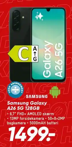 Bilka Samsung Galaxy A26 5G 128GB tilbud