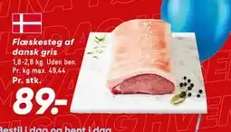 Bilka Flæskesteg af dansk gris tilbud