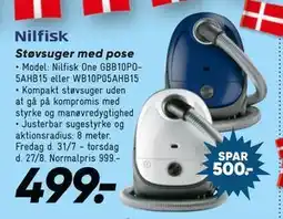 Bilka Nilfisk Støvsuger med pose tilbud