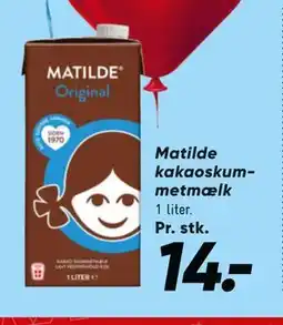 Bilka Matilde kakaoskummetmælk tilbud