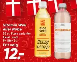 Bilka Vitamin Well eller Nobe tilbud