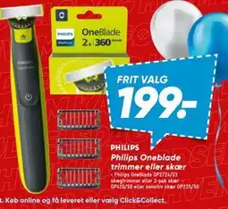 Bilka Philips Oneblade trimmer eller skær tilbud