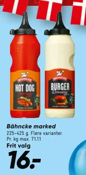 Bilka Bähncke marked tilbud