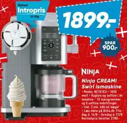 Bilka Ninja CREAMi Swirl ismaskine tilbud
