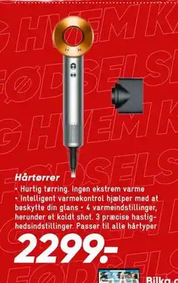 Bilka Hårtørrer tilbud