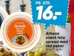 Bilka Athena stærk feta spread med rød peber tilbud