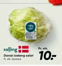 Bilka Dansk iceberg salat tilbud