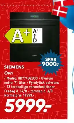 Bilka Ovn tilbud