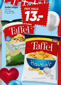 Bilka Taffel chips tilbud