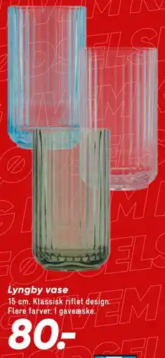 Bilka Lyngby vase tilbud