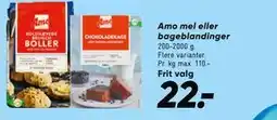Bilka Amo mel eller bageblandinger tilbud