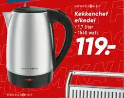 Bilka Køkkenchef elkedel tilbud