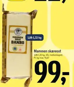 Føtex Mammen skæreost tilbud