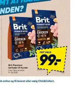 Bilka Brit Premium tørfoder til hunde tilbud