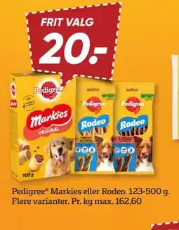 Bilka Pedigree Markies eller Rodeo tilbud