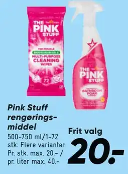 Bilka Pink Stuff rengørings middel tilbud