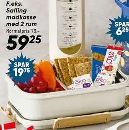 Bilka Salling madkasse med 2 rum tilbud