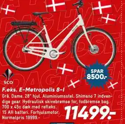 Bilka SCO F.eks. E-Metropolis 8-I tilbud