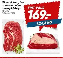 Bilka Oksetykkam, bov uden ben eller oksespidsbryst tilbud