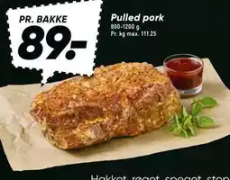 Bilka Pulled pork tilbud