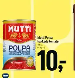 Føtex Mutti Polpa hakkede tomater tilbud