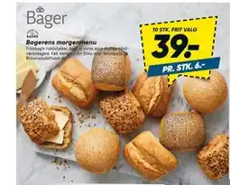 Bilka Bagerens morgenmenu tilbud
