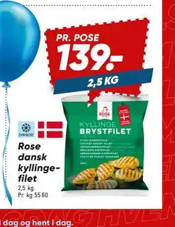 Bilka Rose dansk kyllingefilet tilbud