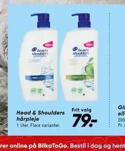 Bilka Head & Shoulders hårpleje tilbud