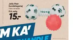 Bilka Jolly Paw hundelegetøj tilbud