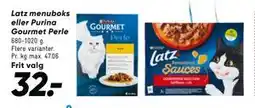 Bilka Latz menuboks eller Purina Gourmet Perle tilbud