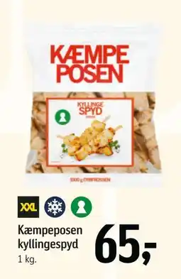 Føtex Kæmpeposen kyllingespyd tilbud