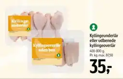 Føtex Kyllingeunderlår eller udbenede kyllingeoverlår tilbud