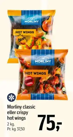 Føtex Morliny classic eller crispy hot wings tilbud