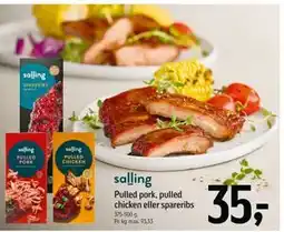 Føtex Pulled pork, pulled chicken eller spareribs tilbud