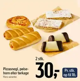 Føtex Pizzasnegl, pølsehorn eller tørkage tilbud